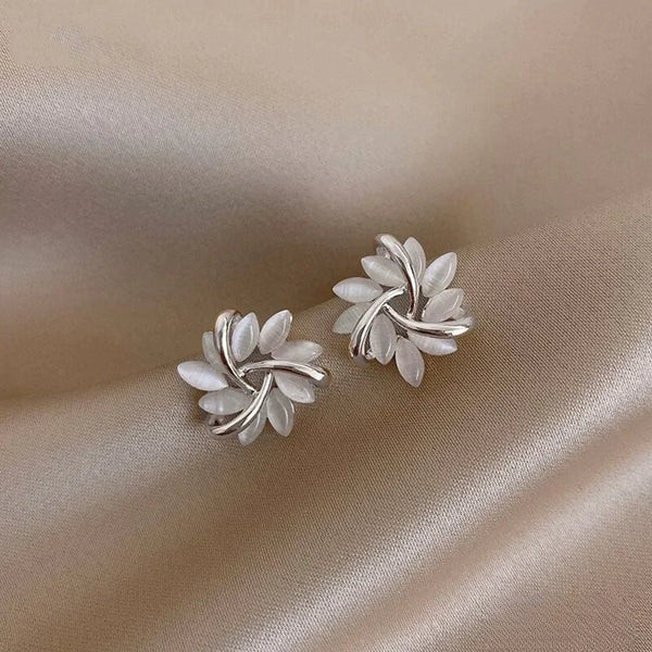 Sienna™ | Elegant Opal Petal Earrings