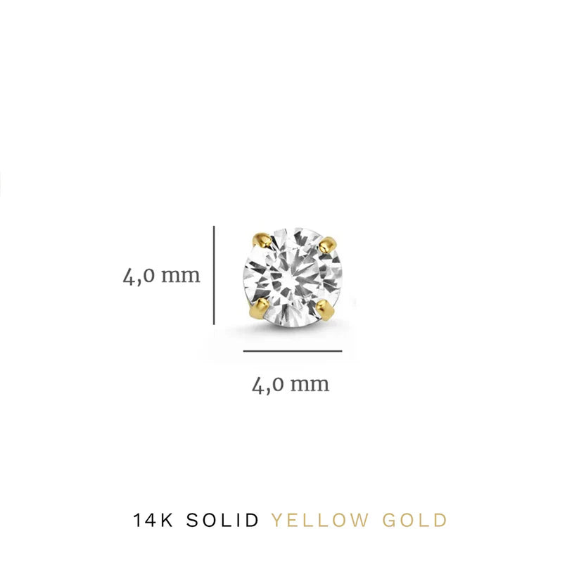 Brillane™ | Golden Stone Earring Set