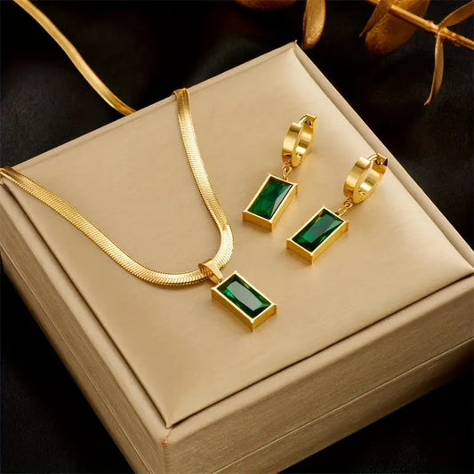 Lunara™ | Gold Jewellery Set