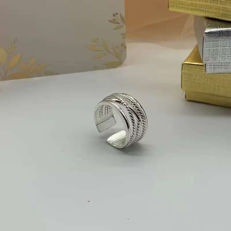 Celeste™ | Layered Silver Pearl Ring