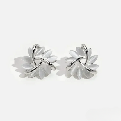 Sienna™ | Elegant Opal Petal Earrings