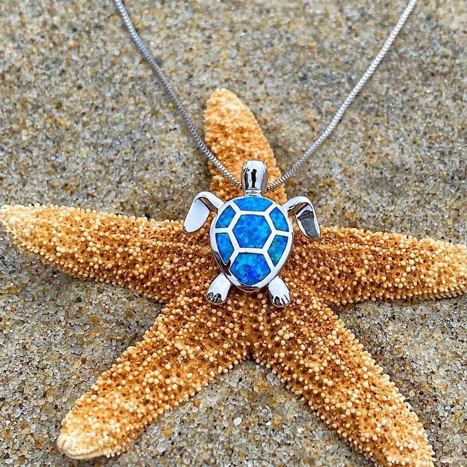 OpalWave™ | Sea Turtle Jewellery Set