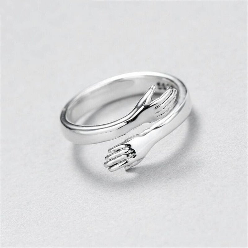Cuddle™ | Adjustable Silver Ring for Women