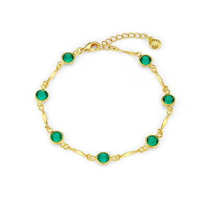 Emeralda™ | Gold Link Bracelet