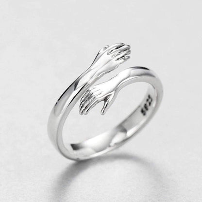 Cuddle™ | Adjustable Silver Ring for Women