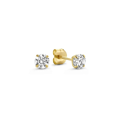 Brillane™ | Golden Stone Earring Set