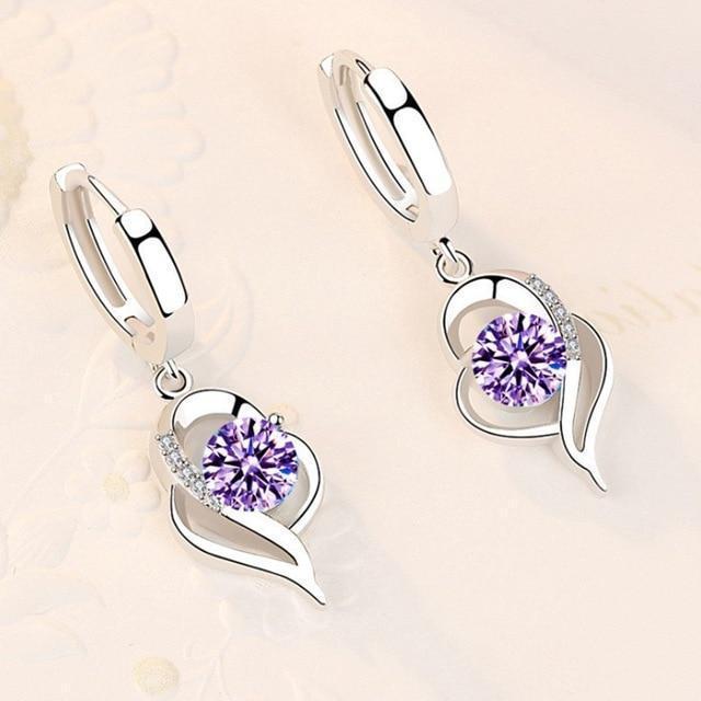 Gleam™ | Silver Zirconia Earrings